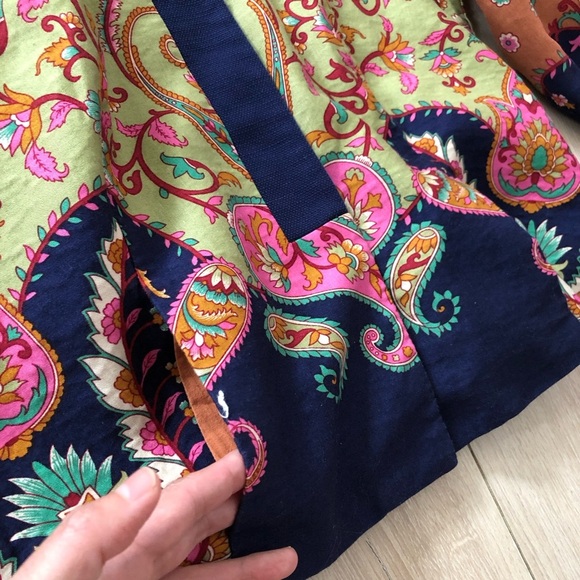Anthropologie Elevenses Bohemian Floral Print Jacket Size 8 - Picture 15 of 16